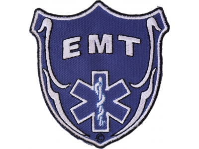 EMT Shield Patch | Embroidered EMT Patches